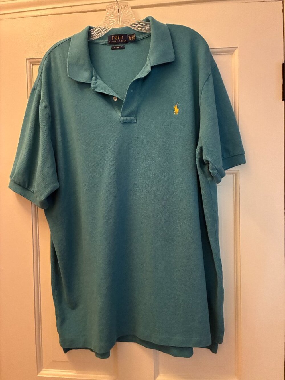 Mens Polo Ralph Lauren Shirt XL - Teal Green